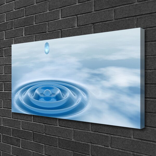 Stampa quadro su tela Acqua Art 100x50 cm