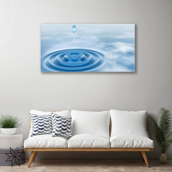 Stampa quadro su tela Acqua Art 100x50 cm