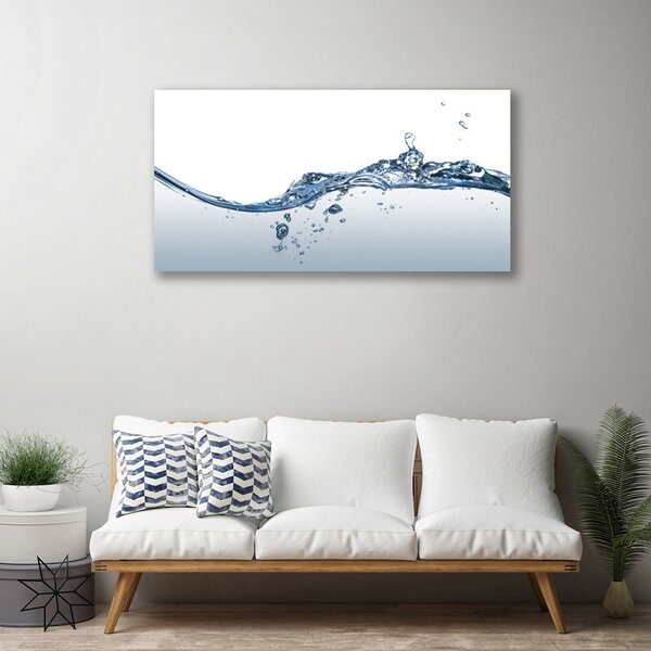 Quadro su tela Acqua Art 100x50 cm