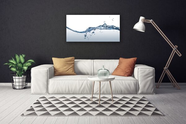 Quadro su tela Acqua Art 100x50 cm