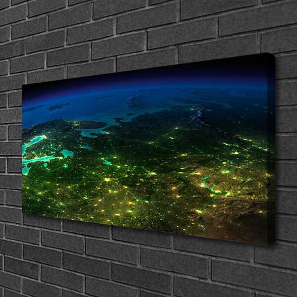 Quadro su tela Grafica di astrazione 100x50 cm