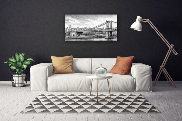 Foto quadro su tela Architettura del ponte 100x50 cm