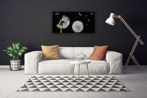 Quadro su tela Dente di leone 100x50 cm