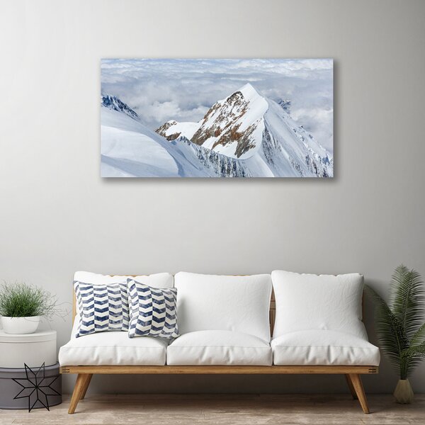 Quadro su tela Paesaggio di montagne 100x50 cm