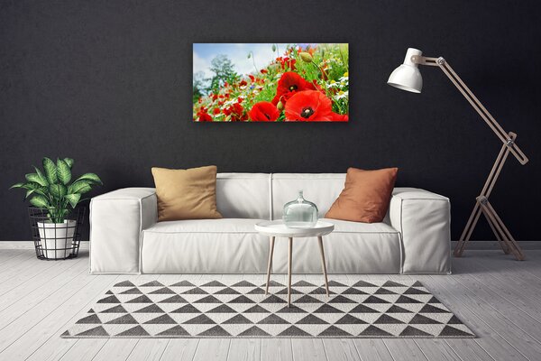 Quadro su tela Fiori della natura 100x50 cm