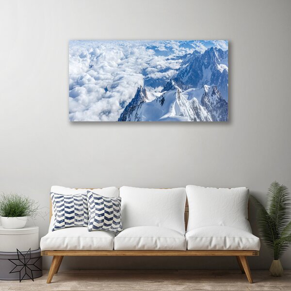 Quadro su tela Paesaggio di montagne 100x50 cm