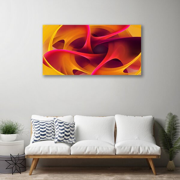 Quadro su tela Grafica di astrazione 100x50 cm