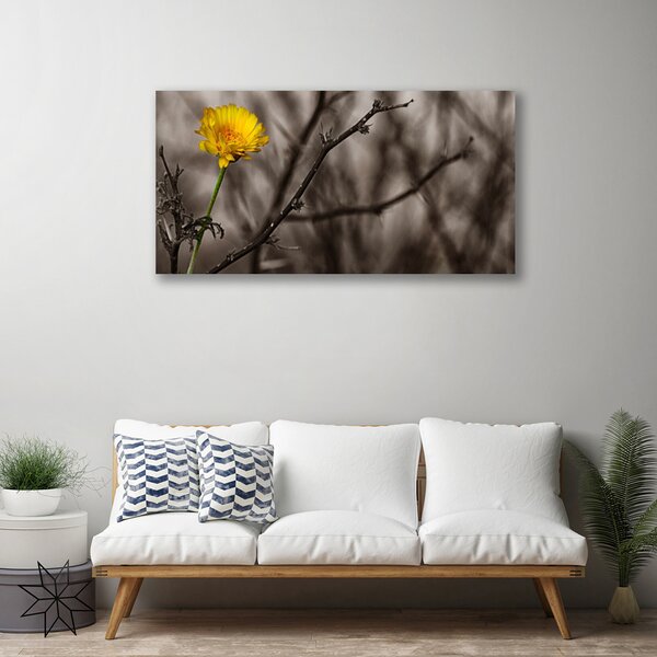 Stampa quadro su tela Ramo di fiore 100x50 cm