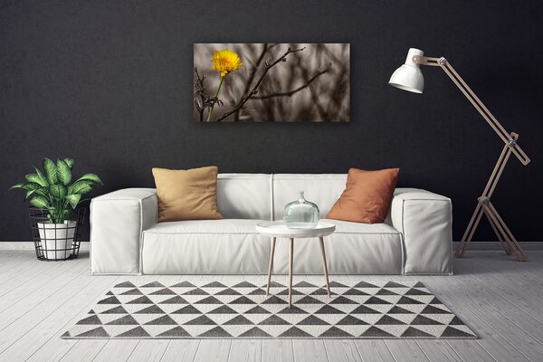 Stampa quadro su tela Ramo di fiore 100x50 cm