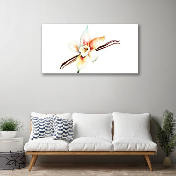 Quadro su tela Arte del fiore 100x50 cm