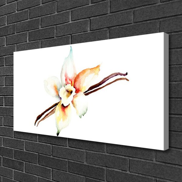 Quadro su tela Arte del fiore 100x50 cm