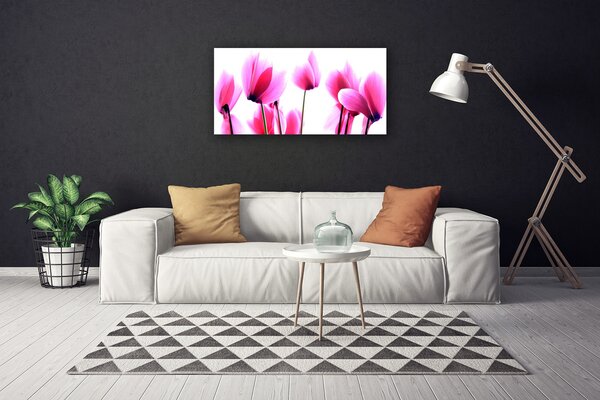 Quadro su tela I fiori della pianta 100x50 cm