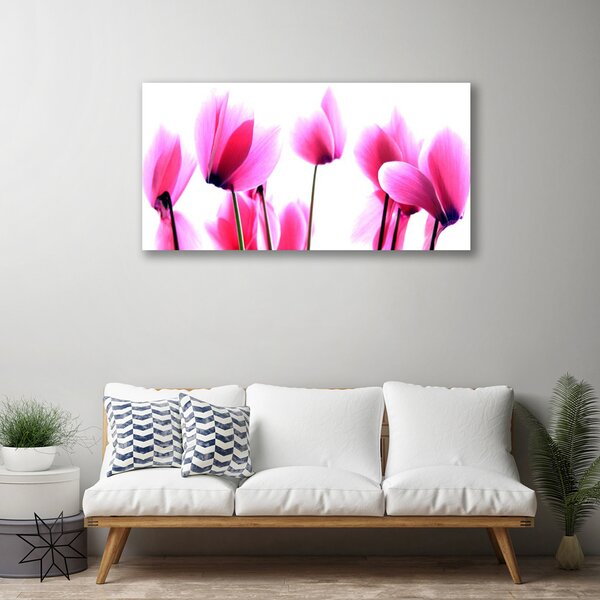 Quadro su tela I fiori della pianta 100x50 cm
