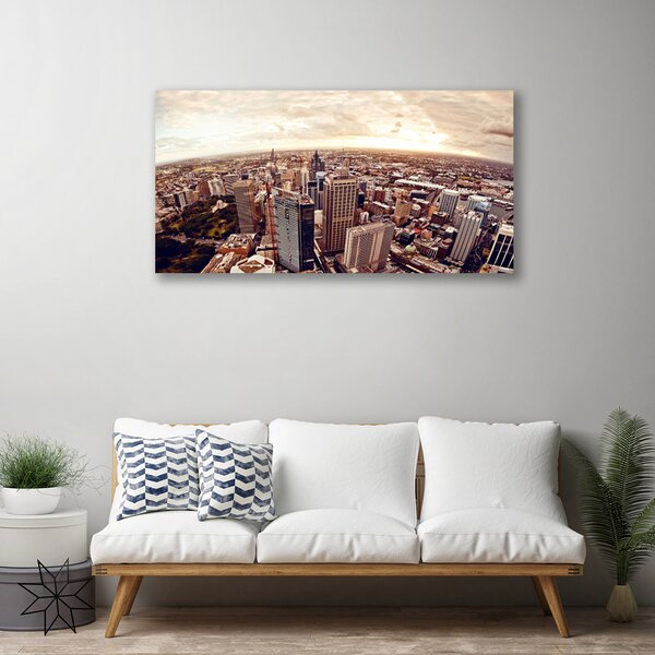 Quadro su tela Paesaggio cittadino 100x50 cm