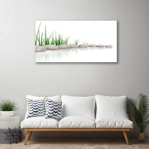 Quadro su tela Pietre Erba Arte 100x50 cm