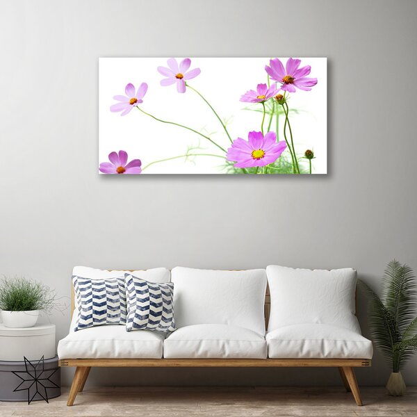 Quadro su tela I fiori della pianta 100x50 cm