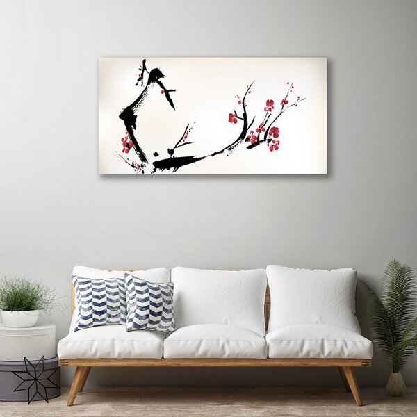 Quadro su tela Grafica di astrazione 100x50 cm