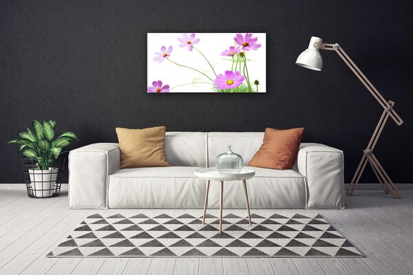 Quadro su tela I fiori della pianta 100x50 cm