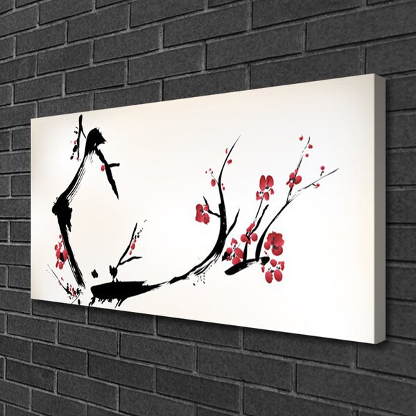 Quadro su tela Grafica di astrazione 100x50 cm