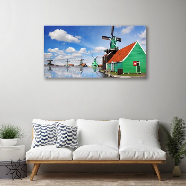 Quadro su tela Architettura della casa 100x50 cm