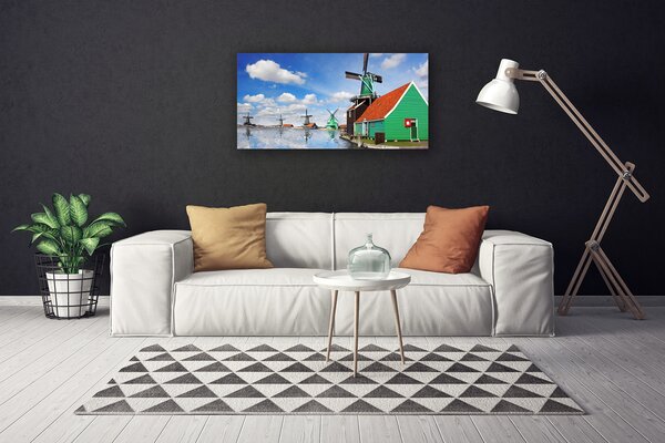 Quadro su tela Architettura della casa 100x50 cm