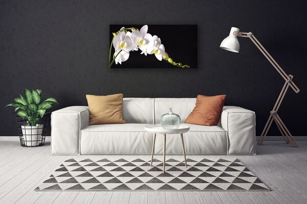 Foto quadro su tela I fiori della pianta 100x50 cm