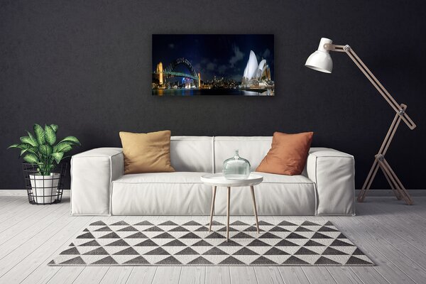Quadro su tela Architettura del ponte di Sydney 100x50 cm