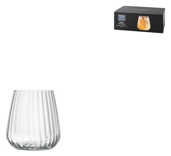 BORMIOLI LUIGI Set 6 bicchieri DOF Speakeasies in vetro sonoro trasparente cl 45