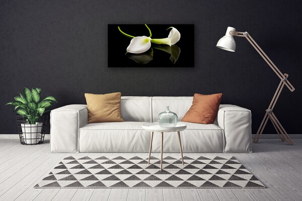 Quadro su tela I fiori della pianta 100x50 cm