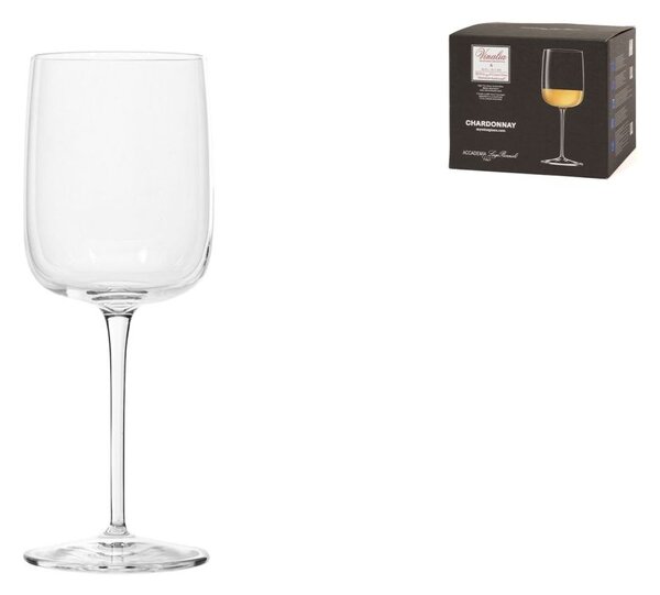 BORMIOLI LUIGI Set 6 calici Vinalia chardonnay in vetro sonoro trasparente cl 45