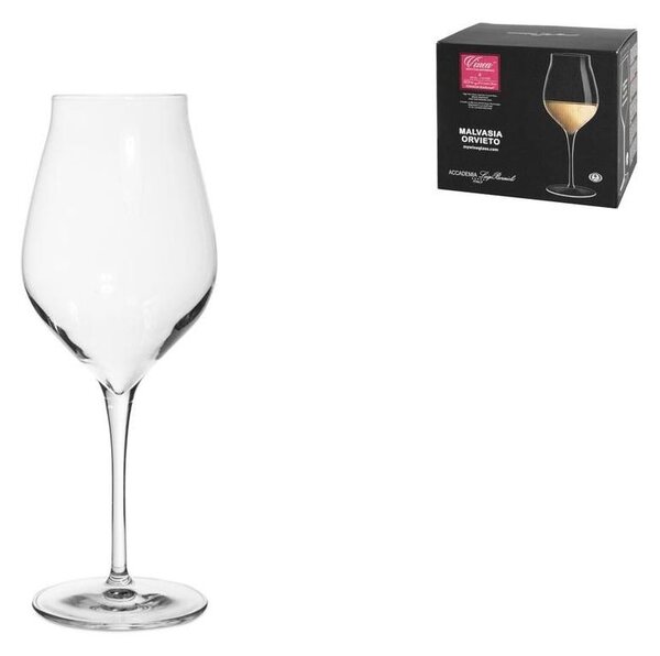 BORMIOLI LUIGI Set 6 calici Malvasia Vinea in vetro sonoro cl 35
