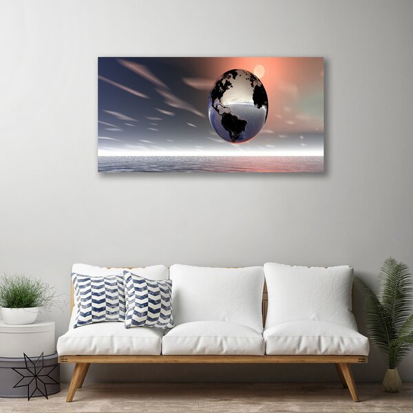 Quadro su tela Arte della Terra 100x50 cm