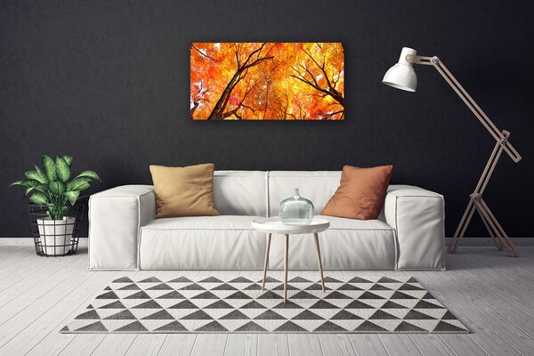Stampa quadro su tela Alberi della natura 100x50 cm