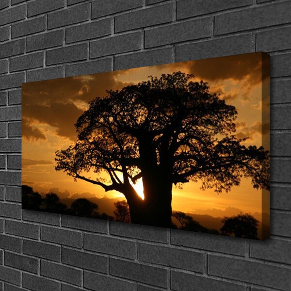 Quadro su tela Albero della natura 100x50 cm