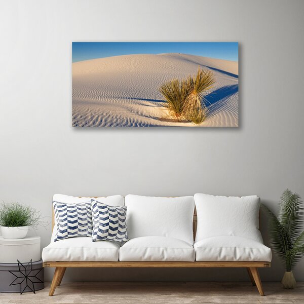 Quadro su tela Paesaggio di sabbia del deserto 100x50 cm