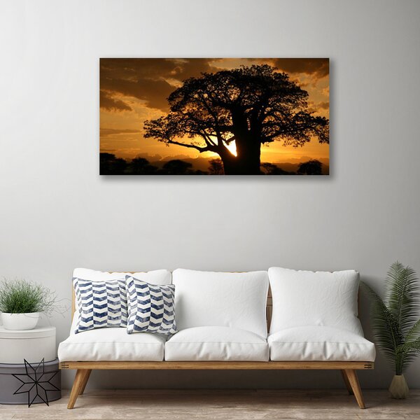 Quadro su tela Albero della natura 100x50 cm