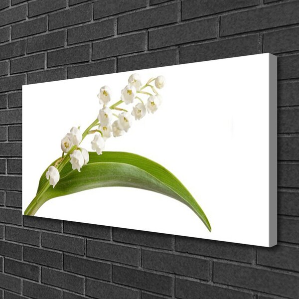 Quadro su tela I fiori della pianta 100x50 cm