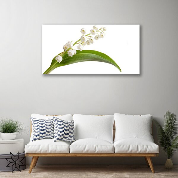 Quadro su tela I fiori della pianta 100x50 cm