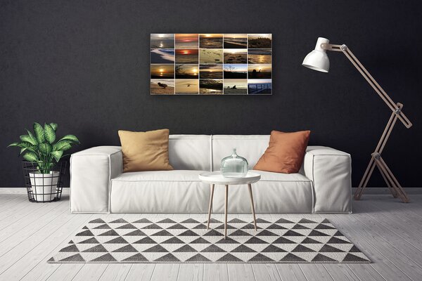 Quadro su tela Paesaggio marino 100x50 cm