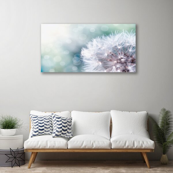 Quadro su tela Pianta di tarassaco 100x50 cm
