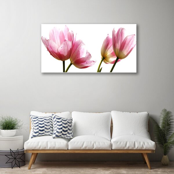 Quadro su tela I fiori della pianta 100x50 cm