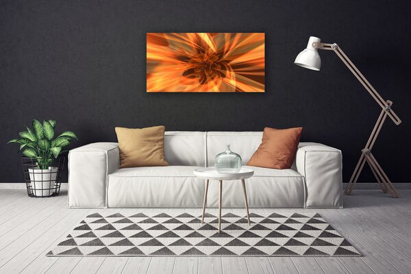 Quadro su tela Grafica di astrazione 100x50 cm