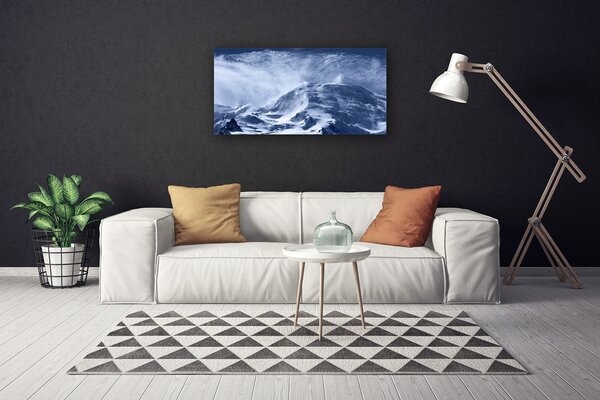 Quadro su tela Paesaggio di montagne 100x50 cm