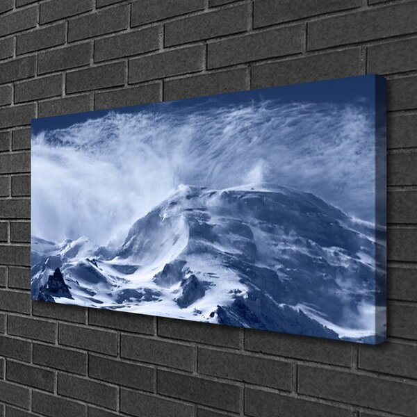 Quadro su tela Paesaggio di montagne 100x50 cm