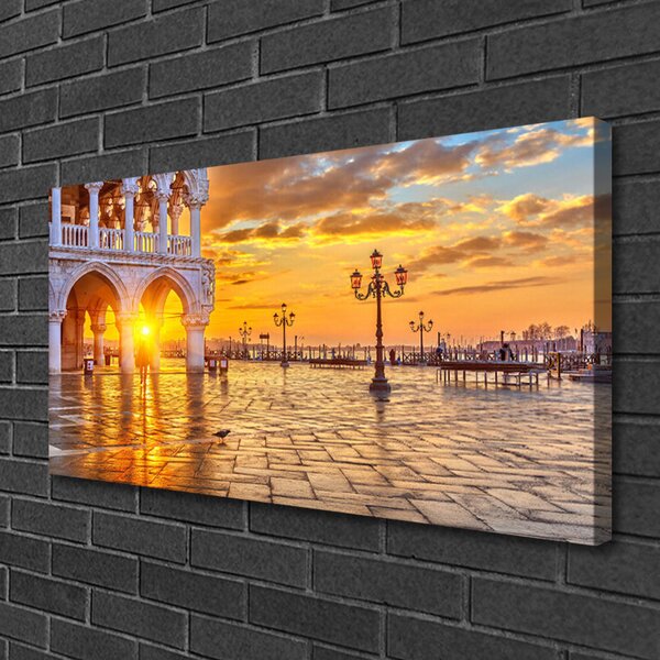 Stampa quadro su tela Parco del Sole. Architettura 100x50 cm