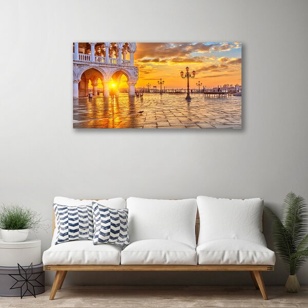 Stampa quadro su tela Parco del Sole. Architettura 100x50 cm