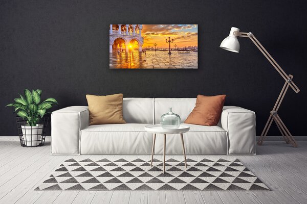 Stampa quadro su tela Parco del Sole. Architettura 100x50 cm