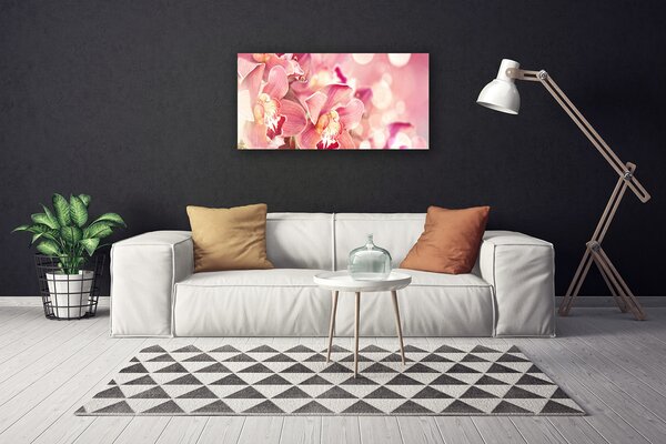Quadro su tela I fiori della pianta 100x50 cm