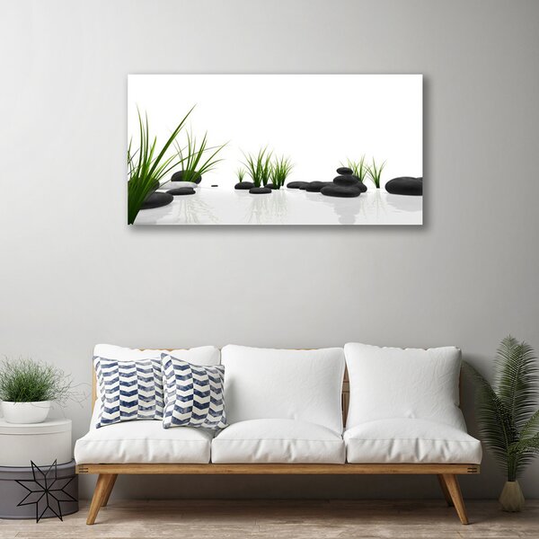 Quadro su tela Pietre Erba Arte 100x50 cm