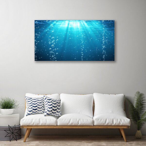 Quadro su tela Acqua Art 100x50 cm